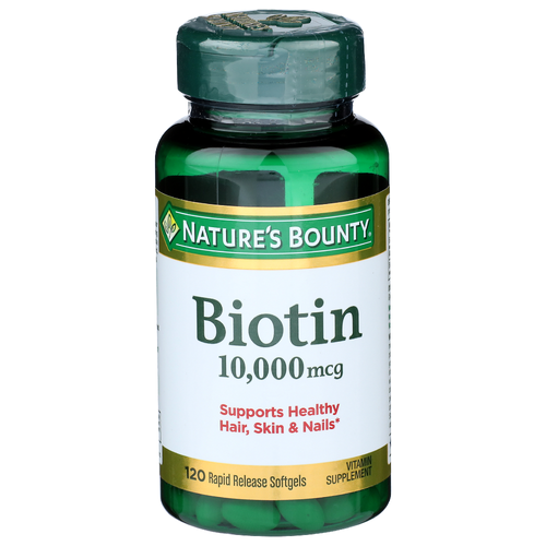 Nature's Bounty Biotin 10,000 Mcg - 120 Count