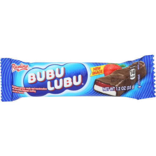 Ricolino Candy Bubulubu Chocolate Covered Marshmallow - 1.2 Ounce