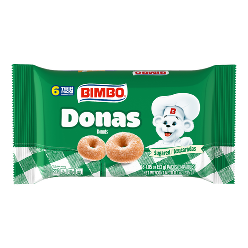 Bimbo Donas Sugared Donuts - 11.1 Ounce Image 1 of 2