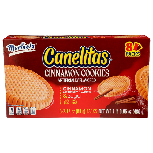 Marinela Cinnamon Canelitas Cookies - 2.12 Ounce - 8 Count