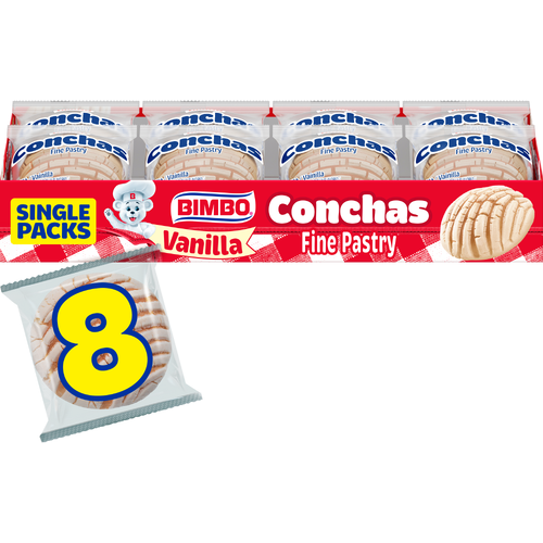 Bimbo Conchas Vanilla Pastries - 16.96 Ounce