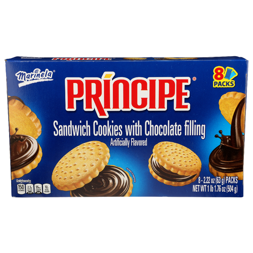 Marinela Principe Sandwich Cookies With Chocolate Filling - 2.22 Ounce - 8 Count