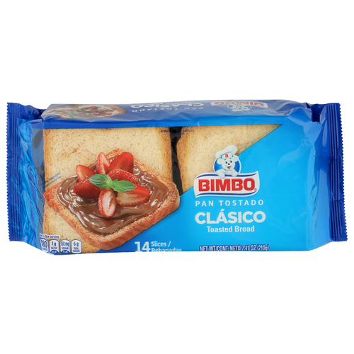 Bimbo Toasted Bread - 0.529 Ounce - 14 Count