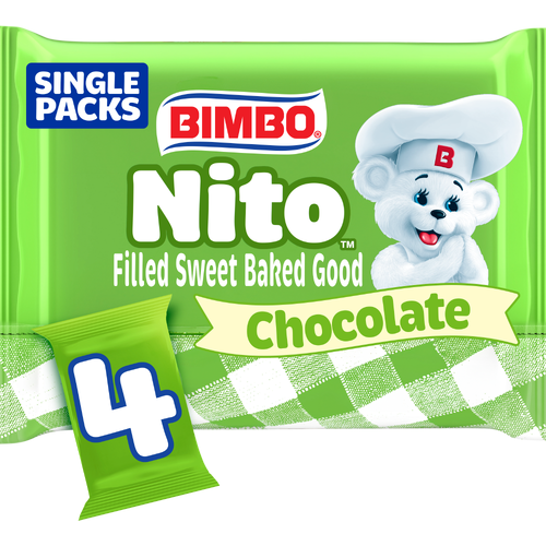 Bimbo Nito Chocolate Crème Filled Sweet Baked Good - 8.76 Ounce