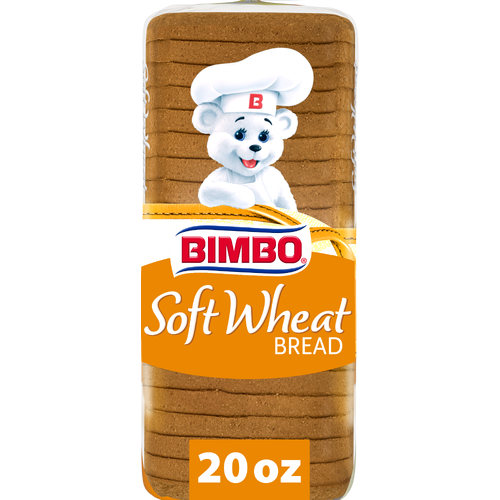 Bimbo Wheat Bread, , Bag - 20 Ounce