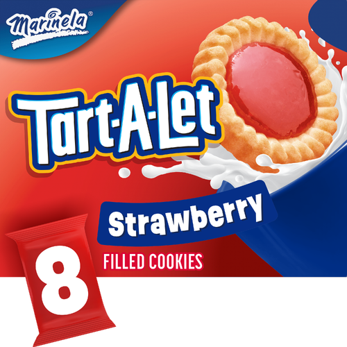 Marinela Tart-A-Let Strawberry Filled Cookies - 14.08 Ounce
