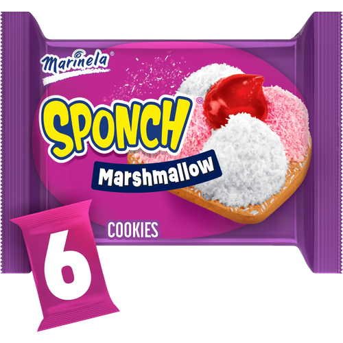 Marinela Coconut And Strawberry Marshmallow Cookies - 9.54 Fluid Ounce