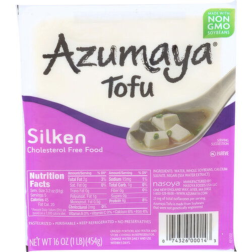 Azumaya Tofu Silken - 16 Ounce - 1 Count