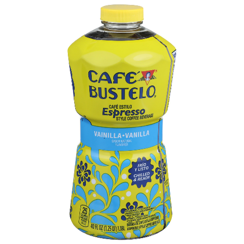 Cafe Bustelo Vanilla Espresso Style Iced Coffee - 40 Fluid Ounce