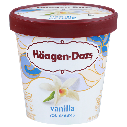 Haagen-Dazs Vanilla Ice Cream - 14 Fluid Ounce