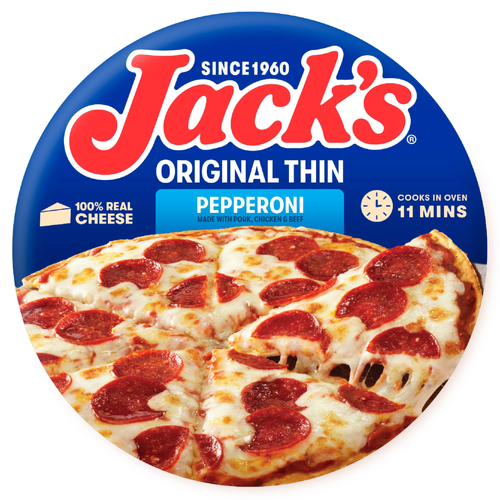 HYSTERIC 3　80’S　Jack Pierson　限定350部 Jack's Original Pepperoni Thin Crust Pizza - 14.3 Ounce - Brookshire's