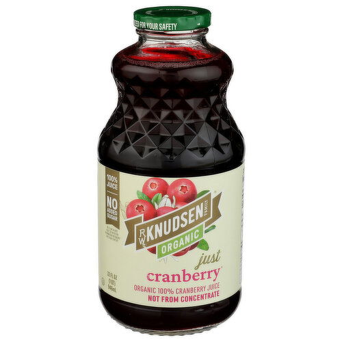 R.W. KNUDSEN FAMILY Cranberry Juice Organic Just - 32 Fluid Ounce