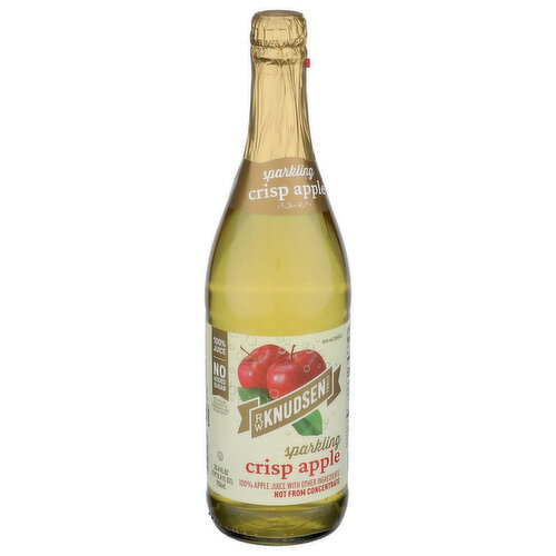 R.W. Knudsen Family Apple Cider Sparkling Juice Rw Crisp - 25.4 Fluid Ounce