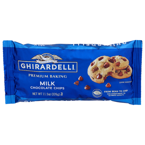 Ghirardelli Milk Chocolate Chips Premium Baking - 11.5 Ounce