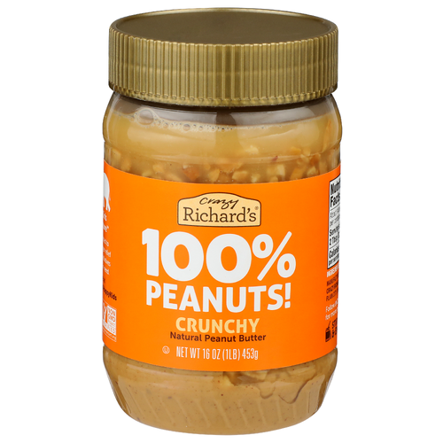 Crazy Richard's Crunchy Natural Peanut Butter - 16 Ounce