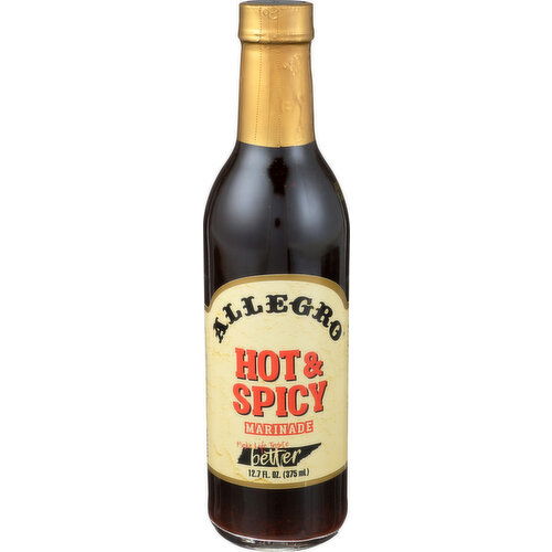 Allegro Hot & Spicy Marinade - 12.7 Fluid Ounce