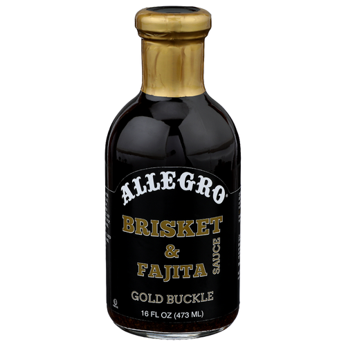 Allegro Gold Buckle Brisket & Fajita Sauce - 16 Fluid Ounce