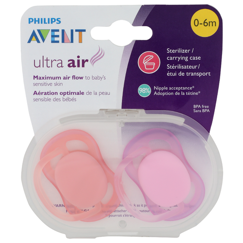 PHILIPS AVENT Ultra Air Pacifiers - 2 Count