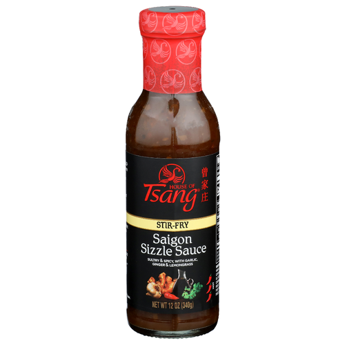 House Of Tsang Sultry & Spicy, With Garlic, Ginger & Lemongrass Saigon Sizzle Sauce - 12 Ounce