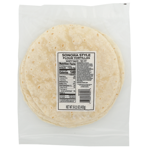 Sonora Style Flour Tortilla - 1.411 Ounce - 10 Count