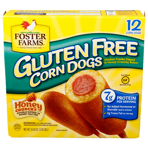 Foster Farms Honey Crunchy Corn Dogs - 2.67 Ounce - 12 Count