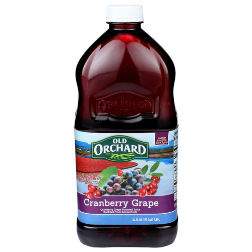 Old Orchard Cranberry Grape Flavored Juice - 64 Fluid Ounce