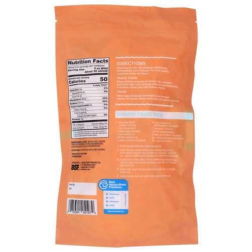 BROOKSHIRE'S Cooked Salad Shrimp - 8 Ounce