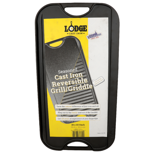Lodge Seasoned Cast Iron Reversible Grillgriddle - 1 Each