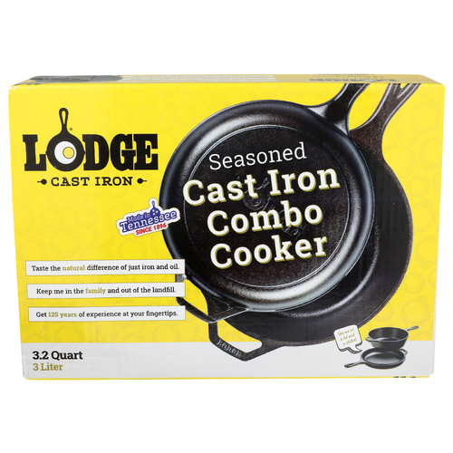 Lodge Cast Iron Seasoned Combo Cooker - 3.2 Quart