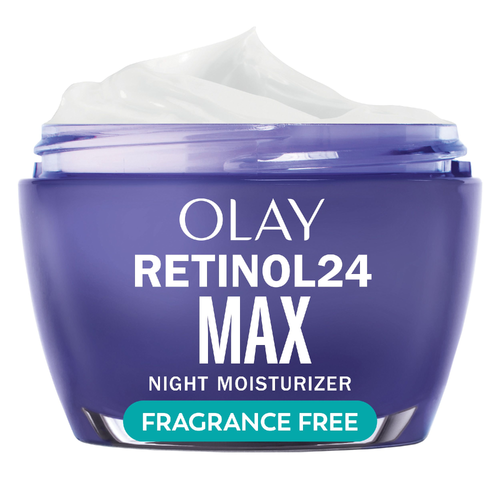 Olay Retinol 24 Max Face Moisturizer, Anti-Aging Night Cream For Wrinkles And Uneven Skin Tone With Retinol2 - 1.7 Ounce