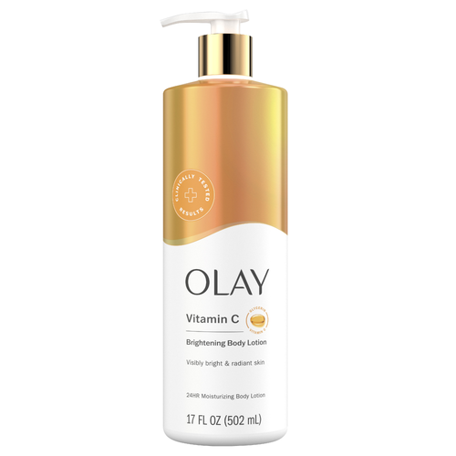 Olay Brightening Body Lotion With Vitamin C, Pump - 17 Ounce