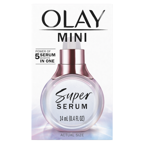 Olay Super Serum Trial Size, Glowing Skin Care For Face - 0.4 Ounce Image 1 of 2