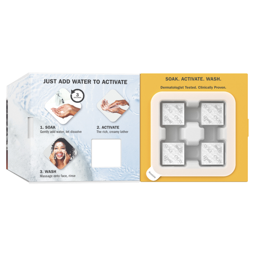 Olay Cleansing Melts + Vitamin c Face Cleanser, Water-Activated Wash Cleans, Tones, And Refreshes Skin - 32 Count
