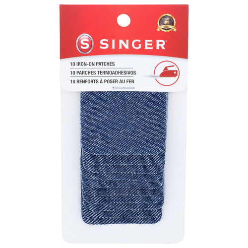 Singer Iron-On Patches - 10 Count