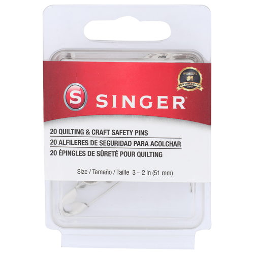 Singer Safety Pins - 20 Count