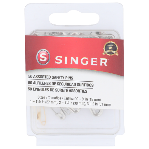Singer Safety Pins - 50 Count