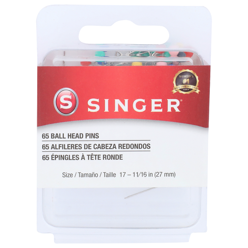 Singer Ball Head Pin - 65 Count