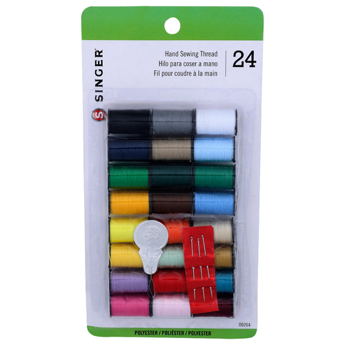 Singer Polyester Hand Sewing Thread - 24 Count