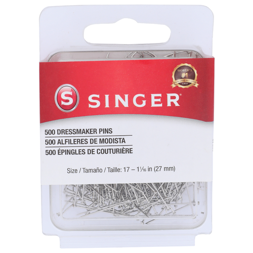 Singer Dressmaker Pins - 500 Count