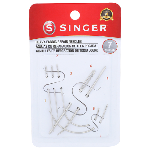 Singer Heavy-Fabric Repair Needles - 7 Count