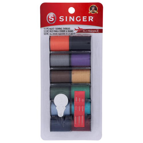 Singer Hand Sewing Thread - 12 Count