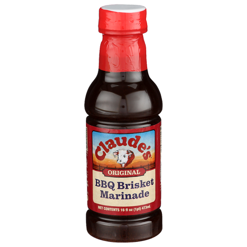 Claude's BBQ Smoke Hickory Wood Liquid Brisket Marinade - 16 Fluid Ounce