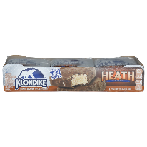 Klondike Health Milk Chocolate English Toffee Bar - 4 Fluid Ounce - 6 Count
