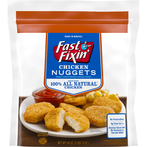 FAST FIXIN '® Chicken Breast Nuggets, Frozen - 56 Ounce