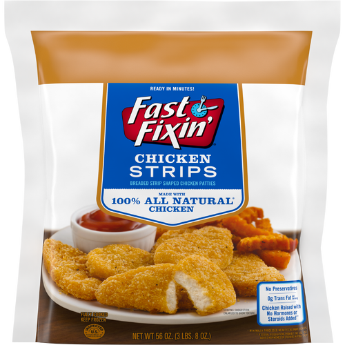 Fast Fixin '® Chicken Breast Strips, Frozen - 56 Ounce