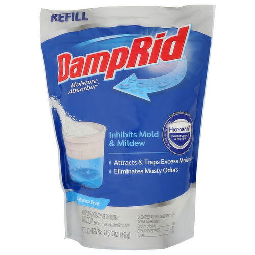 DAMPRID Fragrance Free Ma Refill Bag - 1.19 Kilogram