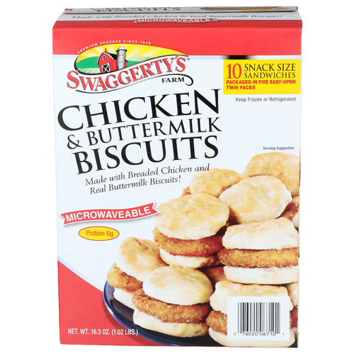 Swaggerty's Farm Chicken & Buttermilk Biscuits - 1.63 Ounce - 10 Count