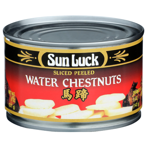 Sun Luck Sliced Peeled Water Chestnuts - 8 Ounce