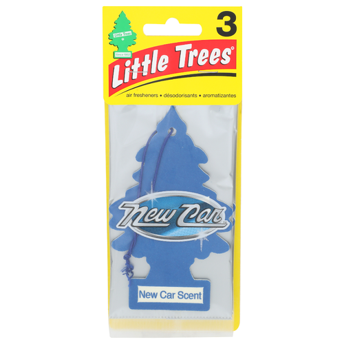 Little Trees New Car Scent Air Fresheners - 3 Count
