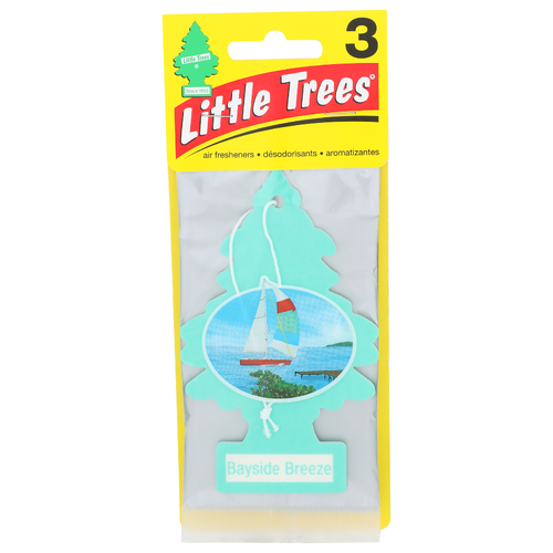 Little Trees Bayside Breeze Air Fresheners - 3 Count